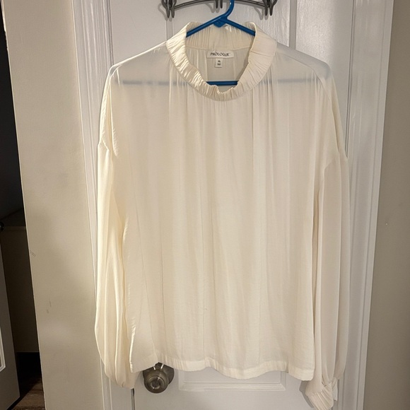 Inhabit Women's Cream Blouse - Picture 1 of 2